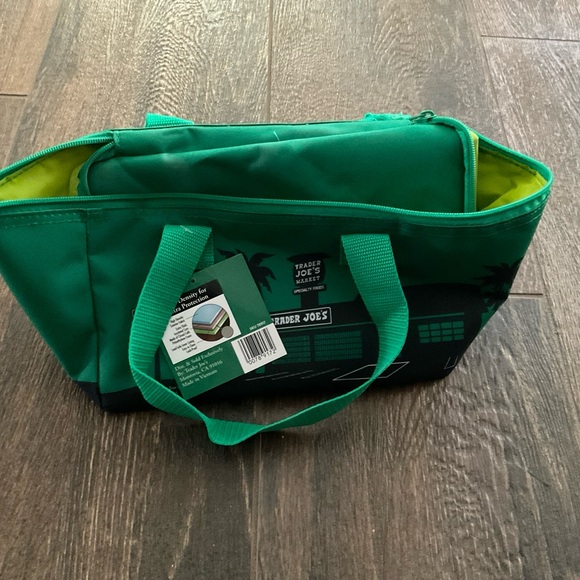 Trader Joe'S Handbags - Trader Joe's Green Mini Tote Bag